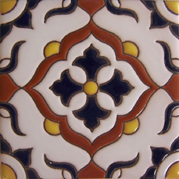 hand crafted classic relief tile