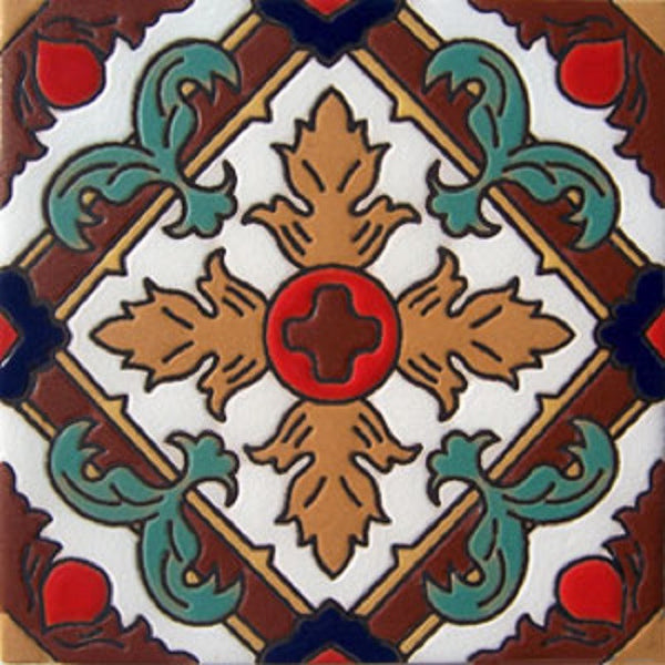relief tile designer brown