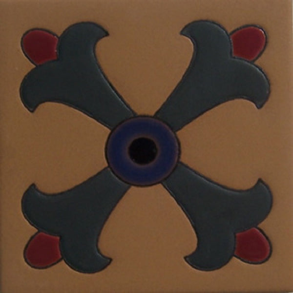 relief tile decorative green