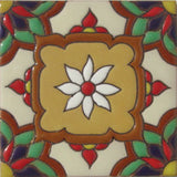 hand made artisan relief tile