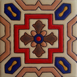 relief tile genuine red