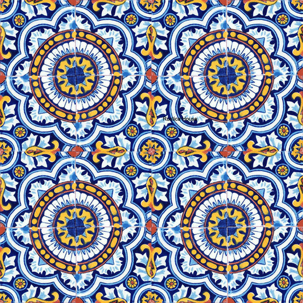 colonial yellow talavera tile