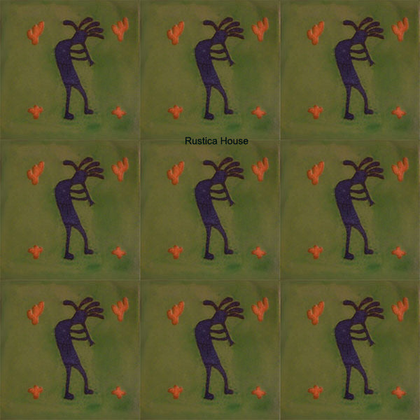 contemporary cobalt talavera tile