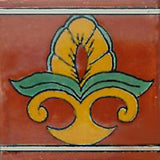 yellow terra cotta mexican ceramic tile