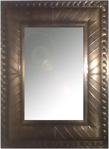 contemporary tin mirror