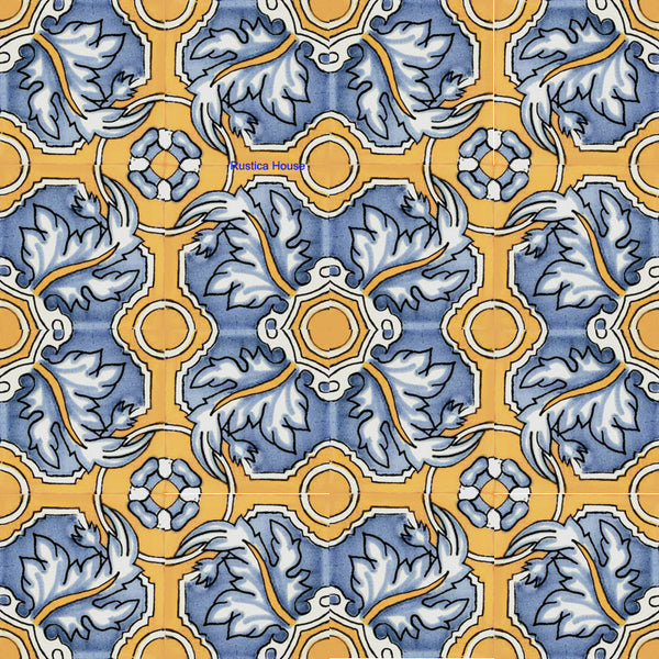 traditional light blue talavera tile