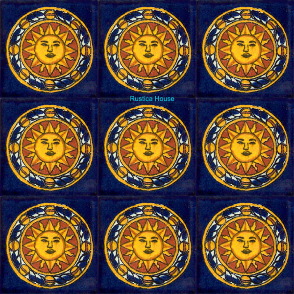 old world yellow talavera tile